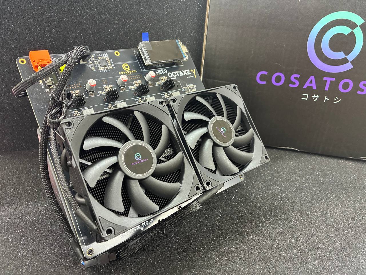 NerdOctaxe 9.6 TH/s Home Bitcoin Miner — 8 × BM1370 · ~160 W · Silent, Efficient Power