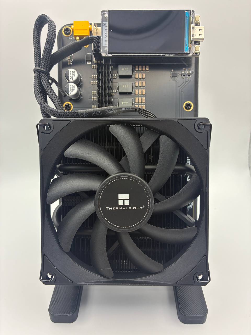 NerdQaxe++ Rev-6 Desktop Bitcoin Miner · Up to 6 TH/s · XT30 Power · Quiet, Refined Performance