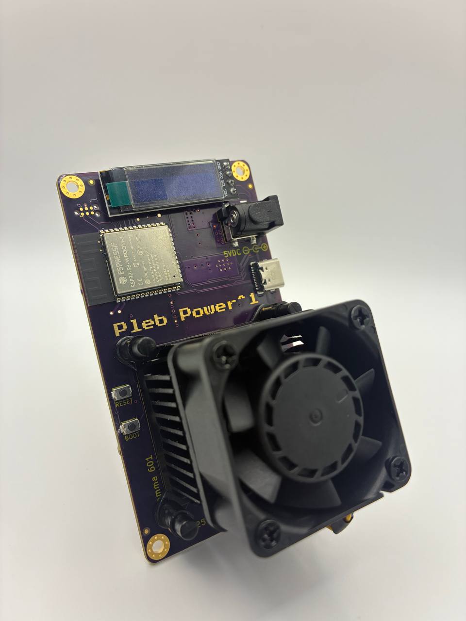 Bitaxe Gamma – Pleb Power^1 Edition - 1.2 TH/s Home Bitcoin Miner